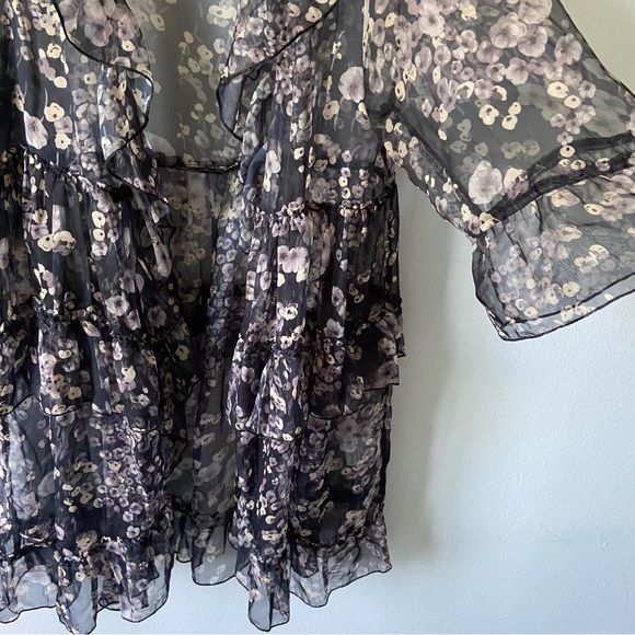 SUMMER FLORAL COVER UP SIZE SMALL - Picture 4 of 7